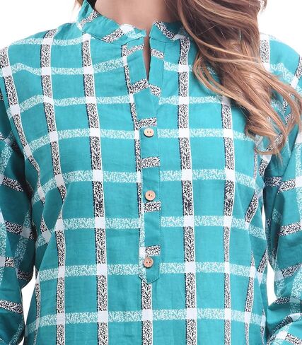 بلوزة كورتي قطنية نسائية هندية من Chichi in Kuwait