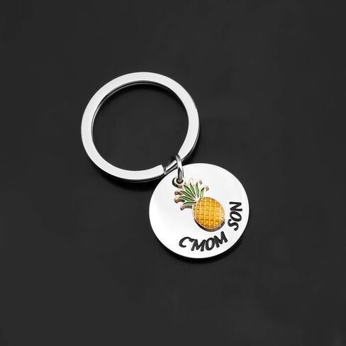 FAADBUK Pineapple Gift C'mon Son Keychain Tv Show Gift Shawn And Gus Fan Gift in Saudi Arabia