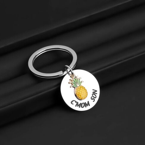 FAADBUK Pineapple Gift C'mon Son Keychain Tv Show Gift Shawn And Gus Fan Gift in Saudi Arabia