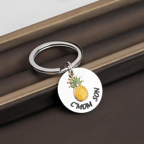 FAADBUK Pineapple Gift C'mon Son Keychain Tv Show Gift Shawn And Gus Fan Gift in Saudi Arabia