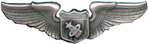 United States Air Force USAF Basic Astronaut Wings 3" Large Lapel Pin in Saudi Arabia