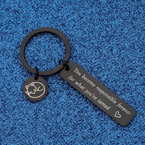 Prince Inspired And Fox Keychain Jewelry You Become Responsible Forever For What You've Tame in Saudi Arabia