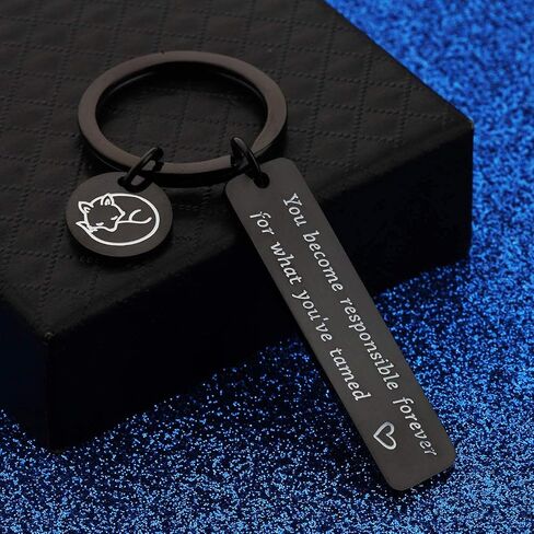 Prince Inspired And Fox Keychain Jewelry You Become Responsible Forever For What You've Tame in Saudi Arabia