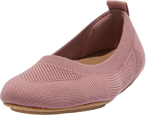 FitFlop Women's Allegro E01 Multi-Knit Ballet Pumps, Warm Rose - 9 in Saudi Arabia