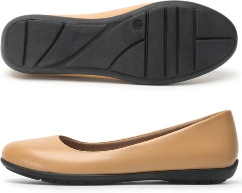 MUSSHOE Flats Shoes for Women Dressy Comfortable Slip-on Flats for Women Round Toe in Saudi Arabia