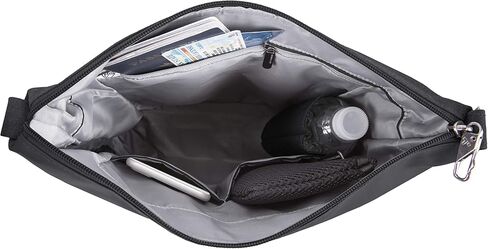 Travelon Classic, Black & Anti-Theft Cross-Body Bucket Bag, Black, One Size in Saudi Arabia