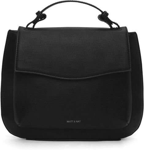 مات اند نات شنطة يد صغيرة مصنوعة من مواد نباتية، لون اسود (اسود) - محافظ وحقائب مصممة، للرجال والنساء، لم يتم اختبارها على الحيوانات، لون اسود in Kuwait