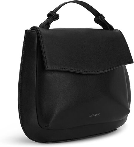 مات اند نات شنطة يد صغيرة مصنوعة من مواد نباتية، لون اسود (اسود) - محافظ وحقائب مصممة، للرجال والنساء، لم يتم اختبارها على الحيوانات، لون اسود in Kuwait