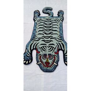 Tiger Print Area Rug for Home Decor Wall Hanging for Living Room & Bedroom Anti-Slip Rug Gift by AFTAB Collection (2X3 Feet) Rugs in Saudi Arabia