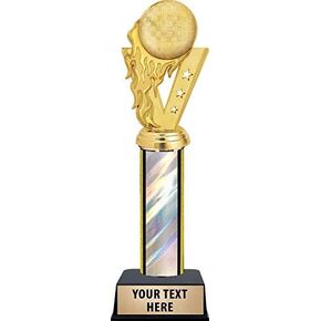 Dodgeball Trophies - 11" Dodgeball Fireball Trophy, Custom Dodgeball Awards Prime