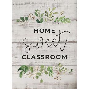 Home Sweet Classroom Farmhouse Teacher Poster Classroom Wall Art Metal Tin Sign Poster Wall Plaque