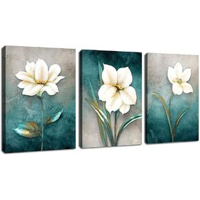 arteWOODS Canvas Wall Art Outer Space Pictures Fantastic Starry Painting Artwork Galaxy Nebula Canvas Prints for Bedroom Bathroom Living Room Kicthen Office Home Wall Decor 12" x 16" x 3 Panels