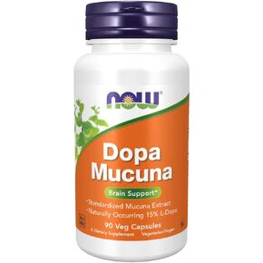 DOPA Mucuna 90 Vcaps by Now (Pack of 2)
