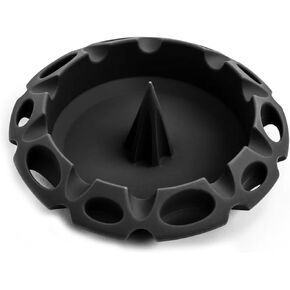 Black Silicone alien UFO ship shaped ashtray