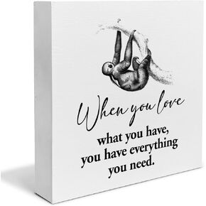 Life Quote Sign Life Begins at the End of Your Comfort Zone Wooden Box Sign Dinosaur Art Desk Decorative Wooden Sign Home Office Decor for Desk Table Shelf 5 x 5 Inches