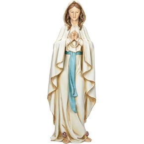 Joseph's Studio by Roman - Our Lady of Lourdes Figure, 24" Scale Renaissance Collection, 23" H, Resin and Stone, Religious Gift, Decoration