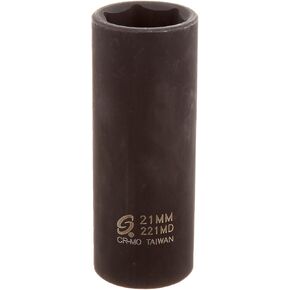 Sunex 221md 1/2-Inch Drive 21-mm Deep Impact Socket
