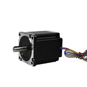 CNCTOPBAOS Nema34 Stepper Motor 4A 98mm Length,5.6Nm 878oz-in 1.8° 2-Phase Hybrid,with Key-Way 14mm Shaft 560Ncm 86 Motor for CNC Router Engraving Milling Machine Lathe 86x86x98mm 34HS9801