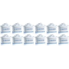 MAVEA 105731 Maxtra 12-Pack Replacement Filter for MAVEA Water Filtration Pitcher
