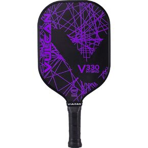 Vulcan | V330 Pickleball Paddle | Hybrid Performance | Polypropylene Core - Fiberglass Surface | USAP Approved | Multiple Colors in Saudi Arabia