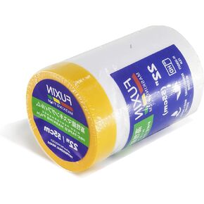 Car Furniture Pre-Taped Masking Film, Protection Covering Cloth Tape for Painting (1.8 X 65 FT, Transparent)