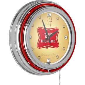 Miller High Life 14 Inch Neon Wall Clock in Saudi Arabia