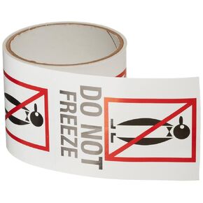 TapeCase "Do Not Freeze" Label - 50 per pack (1 Pack)