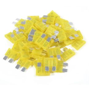 100pcs Car Fuses 20AMP APM/ATM 32V Standard Blade Style Auto Fuses 20A Short Circuit Protection Car Fuse for RV/Truck/SUV