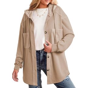 SHEWIN Womens Sweatshirt Casual Hoodies for Women 2024 Long Sleeve Tops Jacket Coats