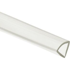 uxcell Trim Seal, PVC U-Seal Channel Edge Protector Sheet, Fits 10-12mm Edge 3Meters/9.84Ft Length, 0.47" Height Transparent