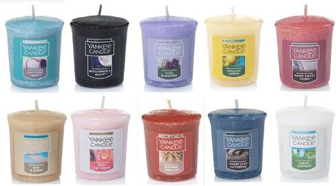 Yankee Candle Value Bundle with 10 Votive Scented Candles, Mixed Popular Fragrances, Set of 10 in Saudi Arabia