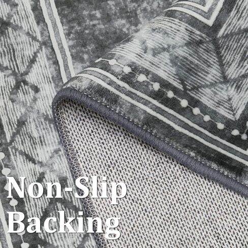 سجادة منطقة كبيرة مقاس 9 × 12 سجادة منطقة قابلة للغسل بحدود حديثة لغرفة المعيشة سجادة ذات حدود هندسية سجادة رمي سجادة مقاومة للانزلاق وغطاء أرضي مقاوم للبقع لديكور المنزل، أزرق مخضر in Kuwait