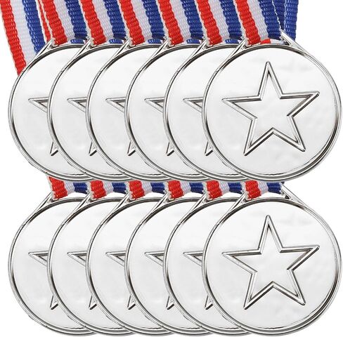 PATIKIL Mini Bronze Award Medals, Plastic Winner Medals for Award with Ribbon for Table Tennis Games Sports Competitions Party Favors in Saudi Arabia