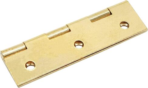 Semetall Gold Door Hinge 10 Pack 2 Inch Solid Brass Butt Hinges Heavy Duty Cabinet Door Hinges with Screws for Door Furniture Cupboard Box Case(50mmx30mm) in Saudi Arabia