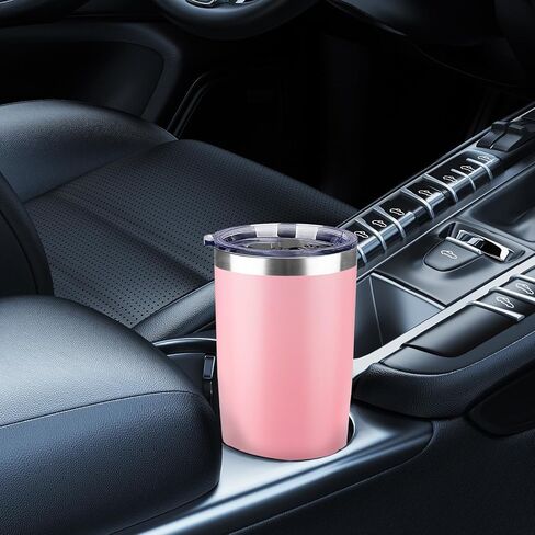 20oz Insulated Tumblers with Lids and Straws Stainless Steel Coffee Tumbler Cup Double Wall Vacuum Travel Coffee Mugs for Home, Office, Outdoor(Black,1 Pack) in Saudi Arabia