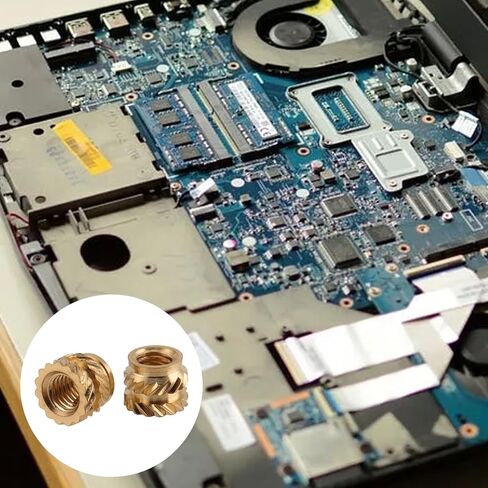 300 قطعة M3 نحاس ملولب، إدراج صواميل طابعة ثلاثية الأبعاد، صواميل نحاسية طباعة ثلاثية الأبعاد، صواميل M3 نحاسية مخرشة، صامولة تضمين الحرارة لأجزاء الطباعة ثلاثية الأبعاد، غلاف بلاستيكي للسيارات Loptop in Kuwait