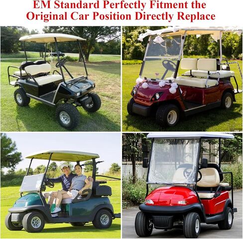 مجموعة إضاءة عربة الجولف الفاخرة DS المتوافقة مع Club Car DS 1993-Up، المصابيح الأمامية LED والأضواء الخلفية لعربات الجولف الكهربائية والغازية للنادي DS (12 فولت) in Kuwait
