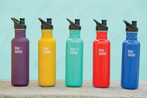 زجاجة Klean Kanteen الكلاسيكية ذات الجدار الواحد من الفولاذ المقاوم للصدأ مع غطاء رياضي مقاوم للتسرب 3.0 in Kuwait