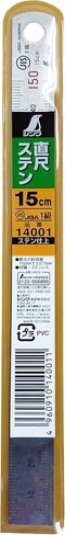 مقياس بيك اب Shinwa Sokutei 13131، شاشة فضية، المستوى العلوي والسفلي، 0.04 بوصة (1 مم) درجة، 6.9 بوصة (15 سم)، فئة JIS1، أرقام حمراء متضمنة in Saudi Arabia
