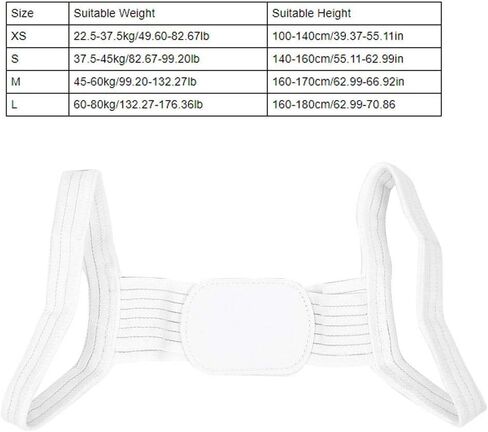 Upper Back Support Belt, Copper Compression Posture Corrector, Adjustable Upper Back Brace Posture Corrector Breathable Shoulder Back Straightener for Men Women Children Posture Correction in Saudi Arabia
