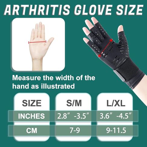 Dr.Welland Medical Arthritis Gloves with Strap, Best Open Finger Glove Hand Wrist Support for Rheumatoid Arthritis in Saudi Arabia