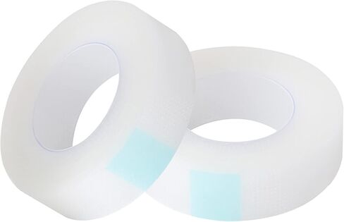 Transparent Medical Tape – Packs of 6 Rolls, Surgical Tape with Gentle Adhesion for Sensitive Skin for Wound Care, Tubing, First Aid Supplies in Kuwait