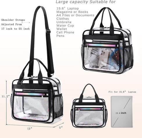 Clear Backpack for Girls Heavy Duty Transparent Kids Shoulder Handbag Elementary School Bag See Through Bag Large TPU Bookbags Travel Daypack for Women Teens Students Beige in Kuwait