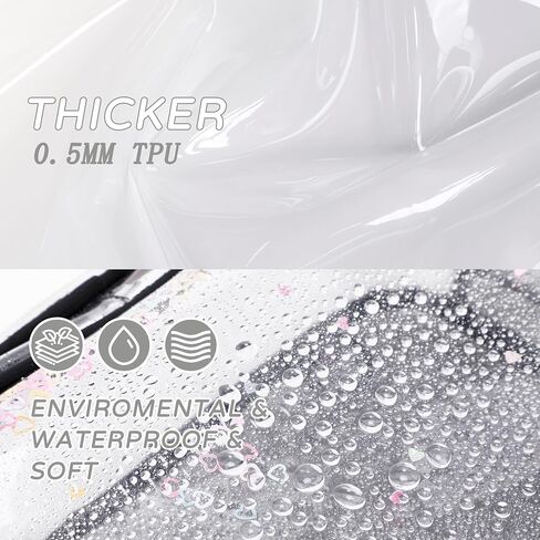 Clear Backpack for Girls Heavy Duty Transparent Kids Shoulder Handbag Elementary School Bag See Through Bag Large TPU Bookbags Travel Daypack for Women Teens Students Beige in Kuwait