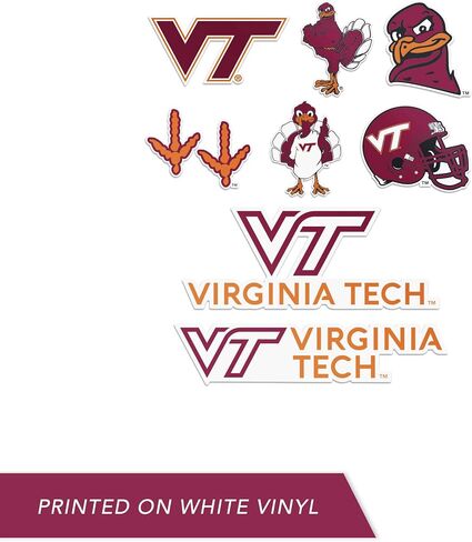Desert Cactus Virginia Tech University Stickers Hokies VT Vinyl Decals Laptop Water Bottle Car Scrapbook (Type 2 C) in Saudi Arabia