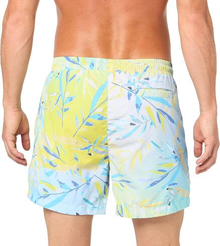 HUGO Men's Standard Tropical Leaf Swim Trunk in Saudi Arabia