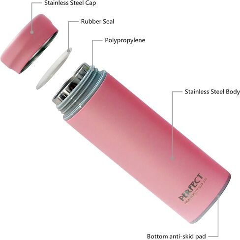 24 OZ 316 Stainless Steel Vacuum Insulated Water Bottle, Keep Cold and Hot, Seamless Cup Leak Proof And Wide Mouth, Sliver in Saudi Arabia