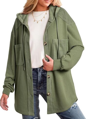 SHEWIN Womens Sweatshirt Casual Hoodies for Women 2024 Long Sleeve Tops Jacket Coats in Saudi Arabia