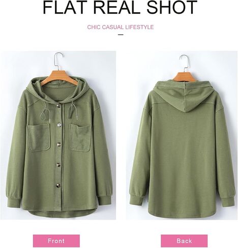 SHEWIN Womens Sweatshirt Casual Hoodies for Women 2024 Long Sleeve Tops Jacket Coats in Saudi Arabia