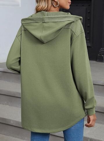 SHEWIN Womens Sweatshirt Casual Hoodies for Women 2024 Long Sleeve Tops Jacket Coats in Saudi Arabia